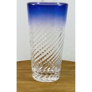 Drinking Plastic High Tumbler Twisted 7” Tall